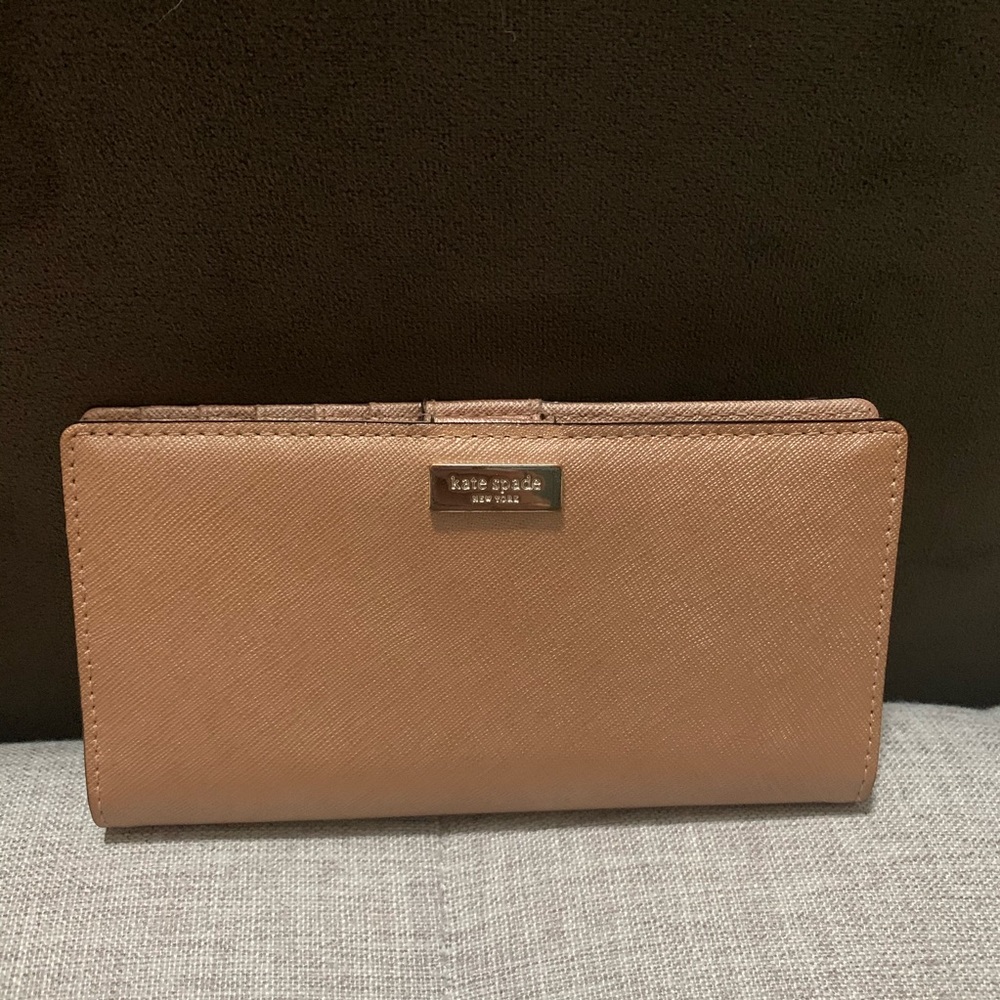 Kate Spade Gold Metallic Wallet
